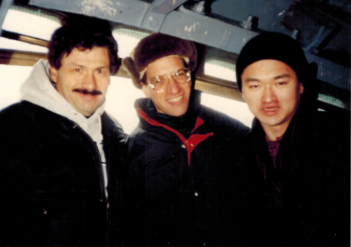 L to R: Dennis Masters, David Marcus, Albert Tam; January 1992