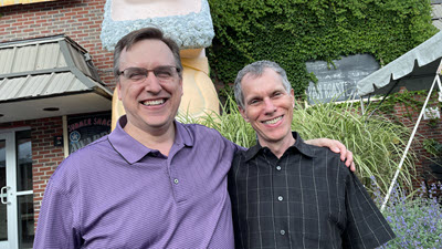 L to R: Sean O’Neill, David Marcus; August 2023