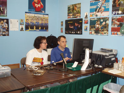 L to R: Anne Arrowsmith, David Marcus; 2008 Bay State Games