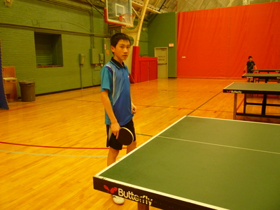 Table tennis players